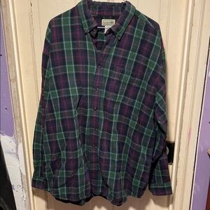 L.L. Bean Heavy Weight Super Soft Casual Button Down Shirt